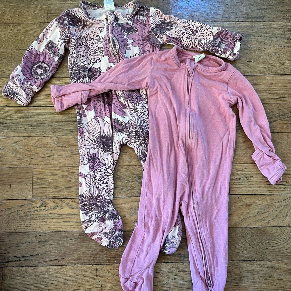 Kate Quinn sleeper footie onesies